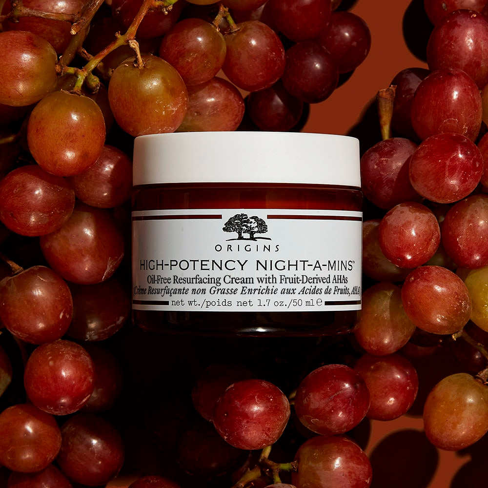 Origins, Origins High-Potency Night-A-Mins™, Origins High-Potency Night-A-Mins™ Resurfacing Cream, Origins High-Potency Night-A-Mins™ Resurfacing Cream with Fruit-Derived AHAs, Origins High-Potency Night-A-Mins™ Resurfacing Cream with Fruit-Derived AHAs 15ml, Origins High-Potency Night-A-Mins™ Resurfacing Cream with Fruit-Derived AHAs รีวิว, ไนท์มอยเจอร์ไรเซอร์, ผลัดเซลล์ผิว, กระจ่างใส, AHA