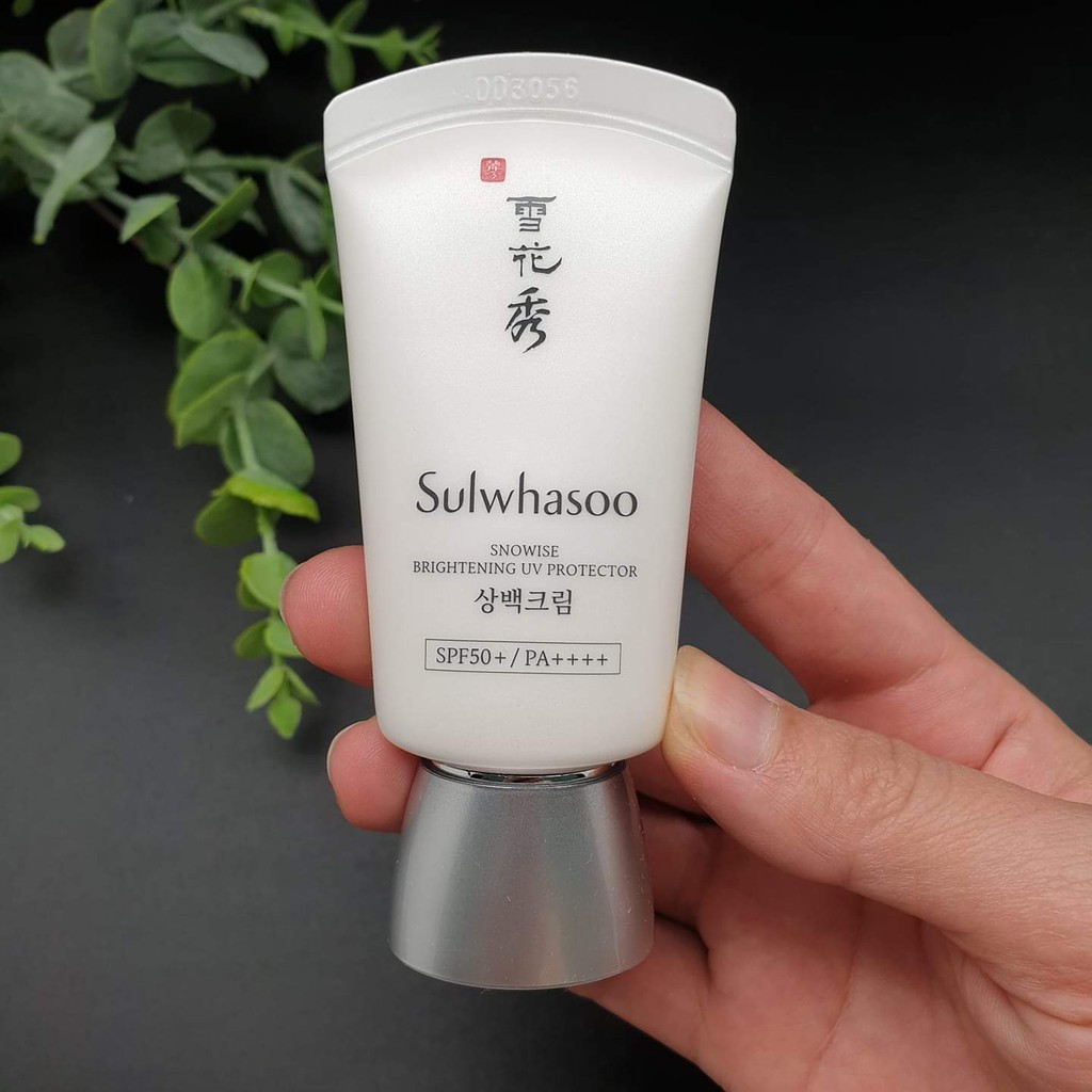 Sulwhasoo, Sulwhasoo Snowise, Sulwhasoo Snowise Brightening, Sulwhasoo Snowise Brightening UV Protector, Sulwhasoo Snowise Brightening UV Protector SPF50+ PA++++, Sulwhasoo Snowise Brightening UV Protector SPF50+ PA++++ #02 Sotf Peach, Sulwhasoo Snowise Brightening UV Protector SPF50+ PA++++ #02 Sotf Peach 20ml, Sulwhasoo Snowise Brightening UV Protector SPF50+ PA++++ รีวิว, ครีมกันแดด, ลดความหมองคล้ำ, จุดด่างดำ, ปกป้องผิวจากรังสียูวี