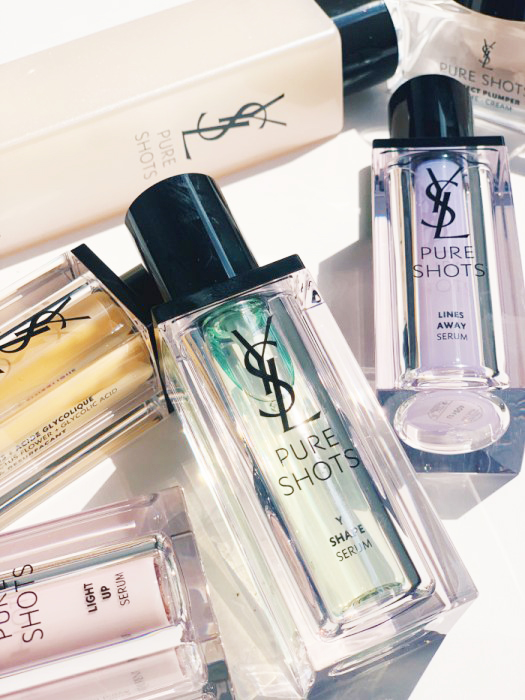 Yves Saint Laurent  PURE SHOTS Y SHAPE SERUM บรรจุภัณฑ์หรูหรา ทันสมัย ใช้สะดวก และยั่งยืน