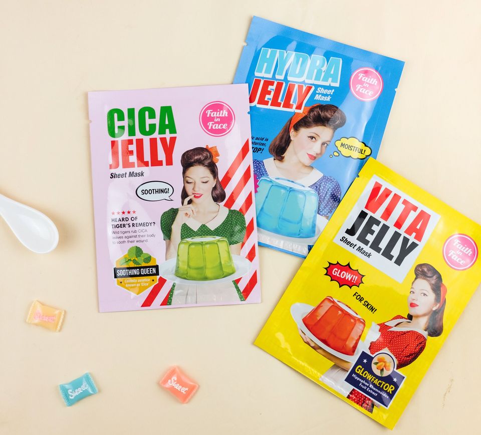 Faith in Face,Vita Jelly Sheet Mask,Mask,มาส์ก,มาส์กเจล,มาส์กแผ่น,มาส์กหน้า