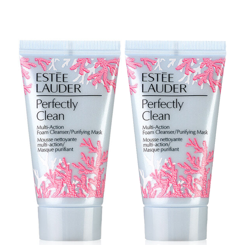 ESTEE LAUDER Perfectly Clean Multi-Action Foam Cleanser/Purifying Mask 30 ml 